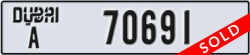 dubai - code - A - number -70691