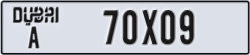 dubai - code - A - number -70X09