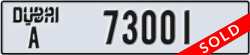 dubai - code - A - number -73001