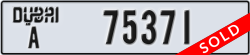 dubai - code - A - number -75371