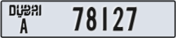dubai - code - A - number -78127