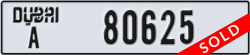 dubai - code - A - number -80625