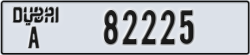 dubai - code - A - number -82225