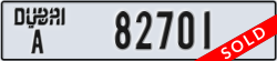 dubai - code - A - number -82701