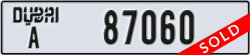 dubai - code - A - number -87060
