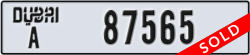 dubai - code - A - number -87565