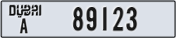 dubai - code - A - number -89123