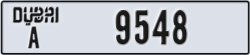 dubai - code - A - number -9548