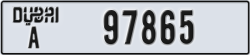 dubai - code - A - number -97865