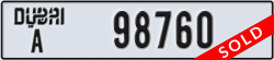 dubai - code - A - number -98760