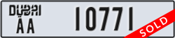 dubai - code - AA - number -10771