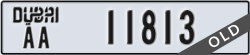 dubai - code - AA - number -11813