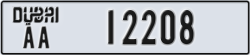 dubai - code - AA - number -12208