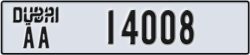 dubai - code - AA - number -13929