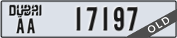 dubai - code - AA - number -17197