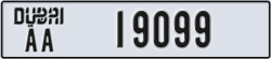 dubai - code - AA - number -19099
