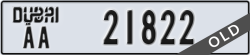 dubai - code - AA - number -21822