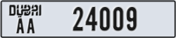dubai - code - AA - number -24009