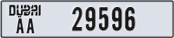 dubai - code - AA - number -29596