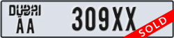 dubai - code - AA - number -309XX
