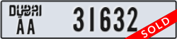 dubai - code - AA - number -31632