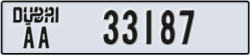 dubai - code - AA - number -33187