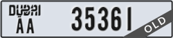dubai - code - AA - number -35361