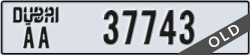 dubai - code - AA - number -37743