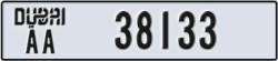 dubai - code - AA - number -38133