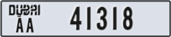 dubai - code - AA - number -41318