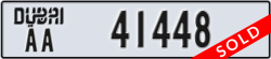 dubai - code - AA - number -41448