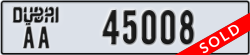 dubai - code - AA - number -45008