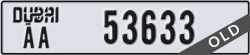 dubai - code - AA - number -53633