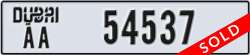 dubai - code - AA - number -54537