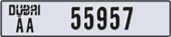 dubai - code - AA - number -55957