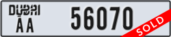 dubai - code - AA - number -56070