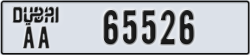 dubai - code - AA - number -65526