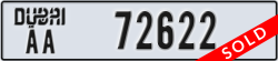 dubai - code - AA - number -72622