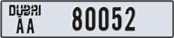 dubai - code - AA - number -80052