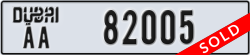 dubai - code - AA - number -82005