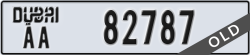dubai - code - AA - number -82787