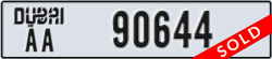 dubai - code - AA - number -90644