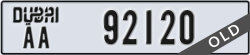 dubai - code - AA - number -92120