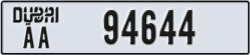 dubai - code - AA - number -94644