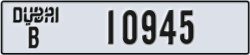dubai - code - B - number -10945