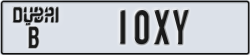 dubai - code - B - number -10XY