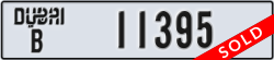 dubai - code - B - number -11395