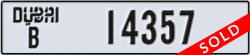 dubai - code - B - number -14357