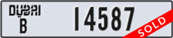 dubai - code - B - number -14587