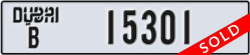 dubai - code - B - number -15301